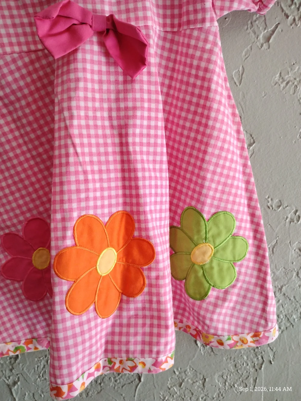 Allison Ann Pink Gingham Girls' Dress 2T